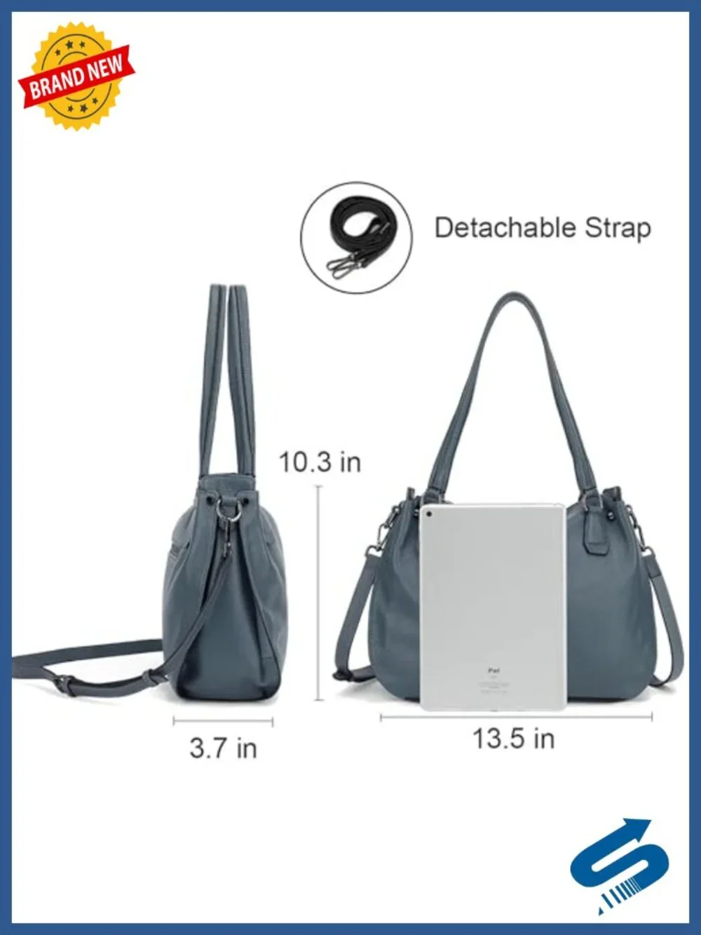 Genuine Leather Hobo Bag Crossbody Shoulder Satchel Handbag